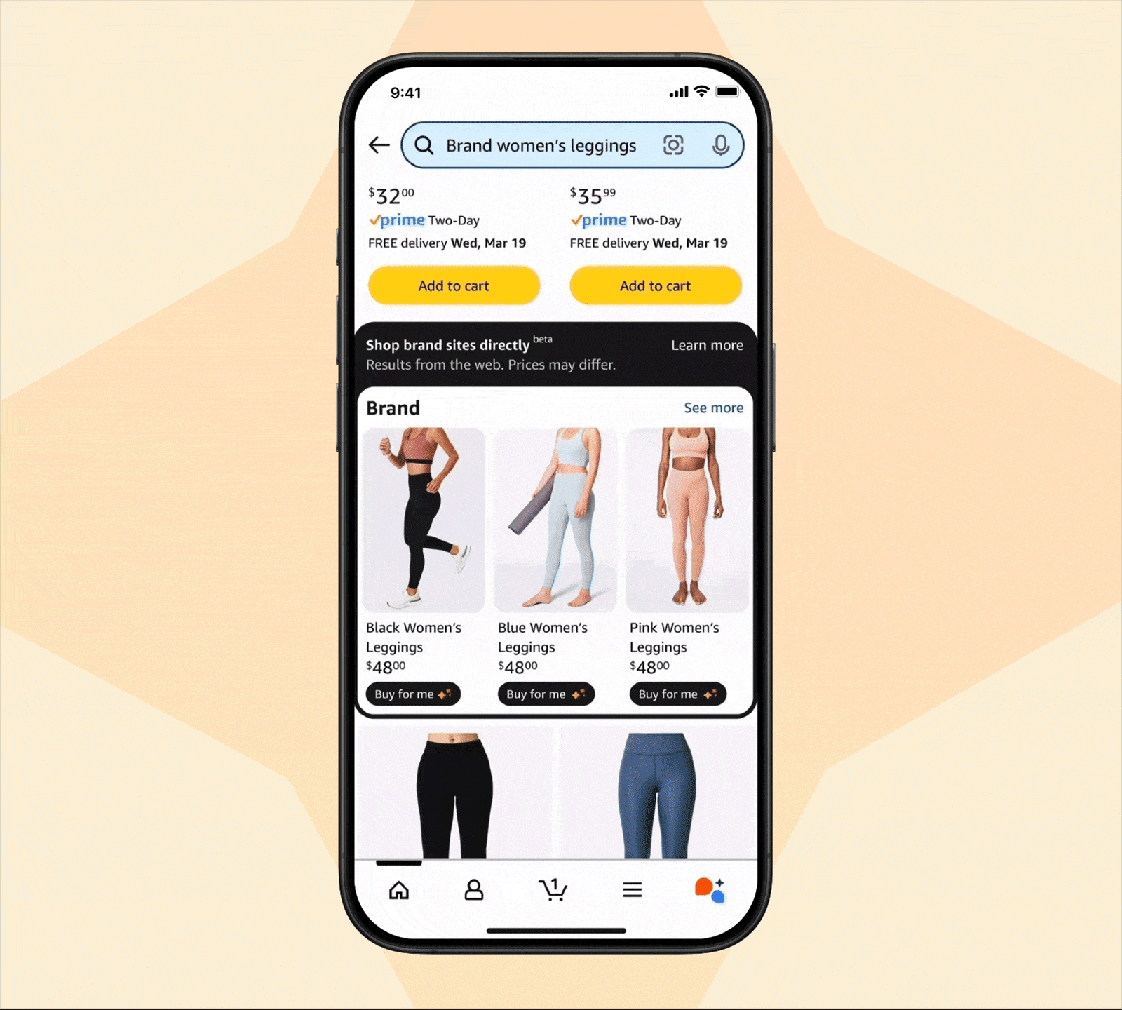 Demonstration of Amazon's new Buy for Me feature.