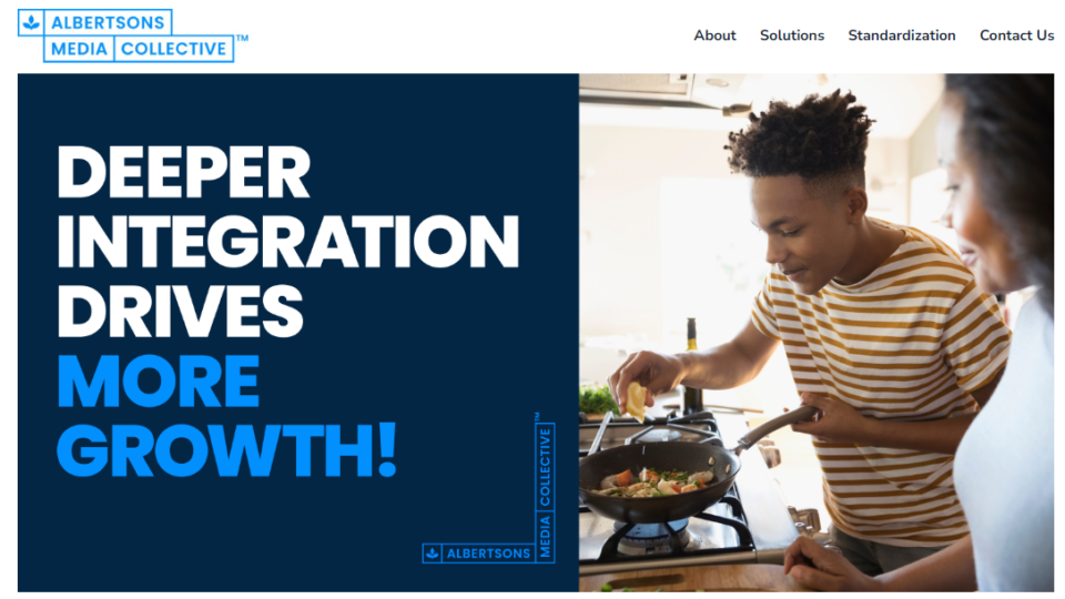 Albertsons Media Collective homepage